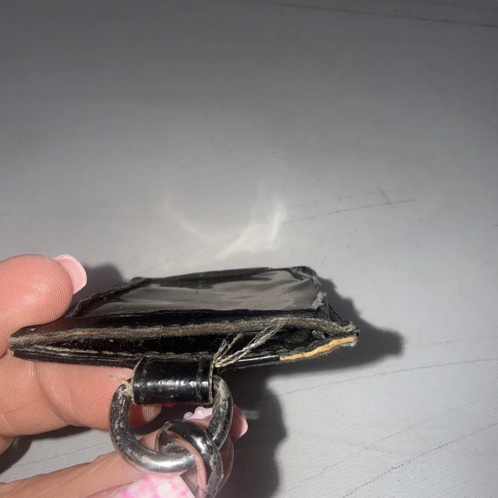Coach Zebra Print ID Lanyard Holder